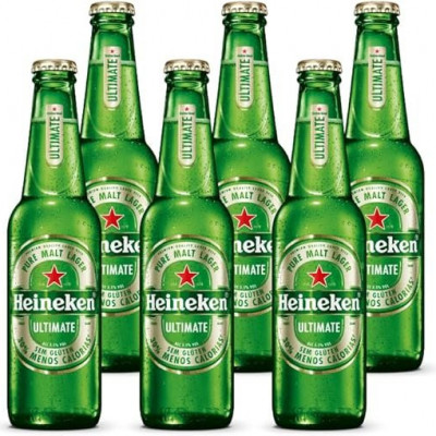 Heineken Cerveja Lager Puro Malte Pack 6 Unidades
