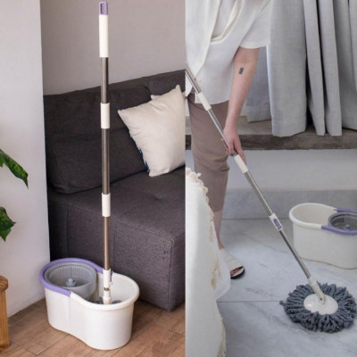 🧼 Mop com Balde e Esfregão Simplo Giro Fit