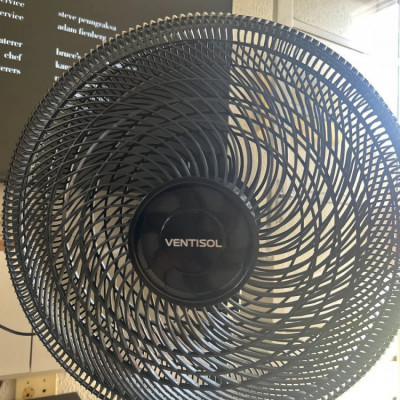 Ventilador de Coluna Turbo 6 Pás 40 cm Preto