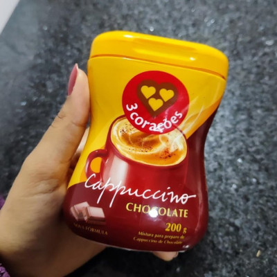 3 Corações Cappuccino Sabor Chocolate - 200G