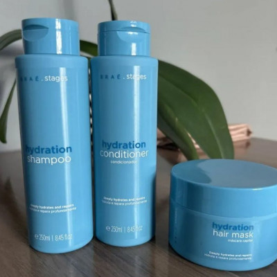 Kit Stages Hydration Braé (Shampoo + Condicionador + Máscara)