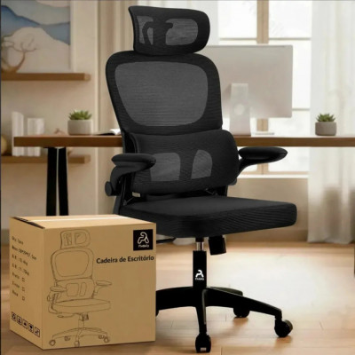 Cadeira Escritório Sweet Ergonômica Preta
