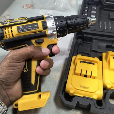 Parafusadeira Furadeira 48v Sem Fio com 2 Baterias