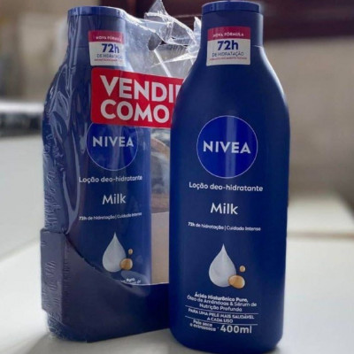 🧴 Kit 2Unid. Loção NIVEA Hidratante Milk Pele Seca a Extrasseca 400ml