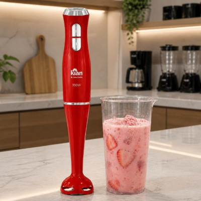 Mixer Kian 350W com 2 Velocidades e Copo 700ml Vermelho