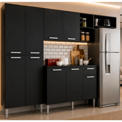 Cozinha Compacta Pequim V2933 Balcão