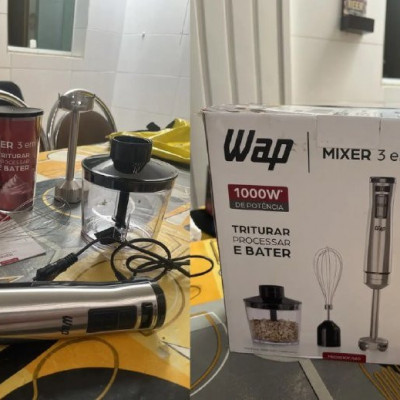 ⚡ WAP Mixer Elétrico 3 em 1 1000W - 220V