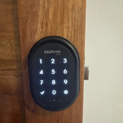 Fechadura Digital Sobrepor FR 102 Preto