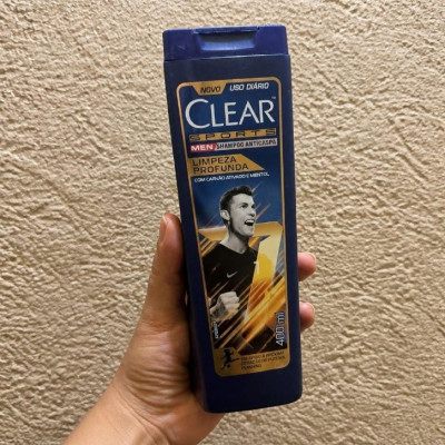 Clear Sports Men Shampoo Anticaspa Limpeza Profunda 400ml