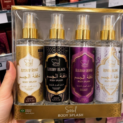 Body Splash Arabe 4un 200ml Concentracao
