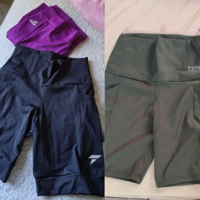 Bermuda Fitness Suplex Poliamida Com Bolso