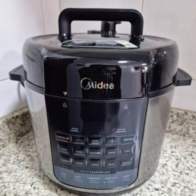 Panela De Pressão Elétrica 5L Nutripro Inox Midea