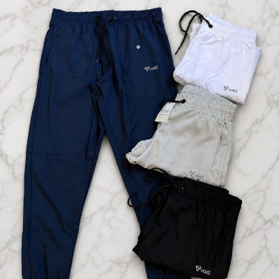 Kit com 3 Calças Jogger Tactel Com Elastano