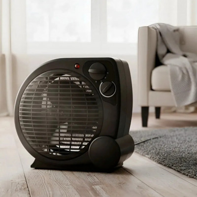 Aquecedor Elétrico 110V Portátil Preto