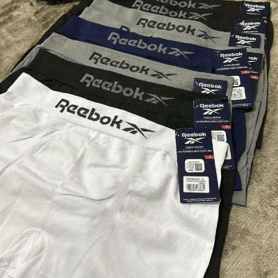 Kit 6 Cuecas Boxer Reebok Microfibra Original