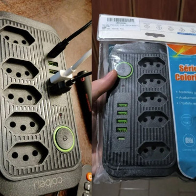 Extensão Coibeu Tomadas com USB, Bivolt