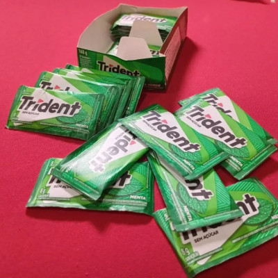 Chiclete Trident Menta Caixa Com 21 Unid