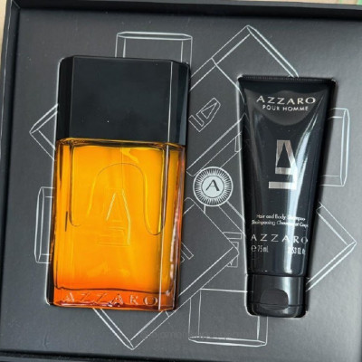 Kit Azzaro Pour Homme: EDT 100mL e Gel de Banho 75 mL