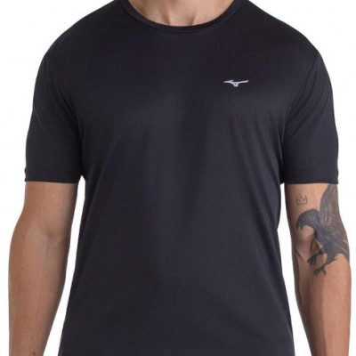 Camiseta Mizuno Nirvana Masculina Preto