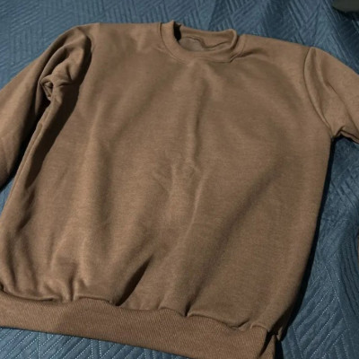 Blusa Moletom Flanelada Unissex Gola Redonda