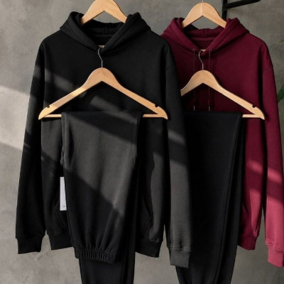 Conjunto Moletom Casaco Com Capuz E Calça