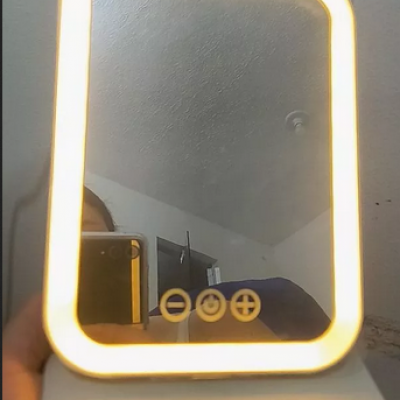 Espelho de Maquiagem LED Inteligente Toque
