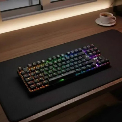 Teclado Mecanico Mancer Shade Mk3, Rainbow, Switch Vermelho