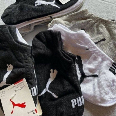 🧦 Kit com 9 Pares Meias Puma Sapatilha