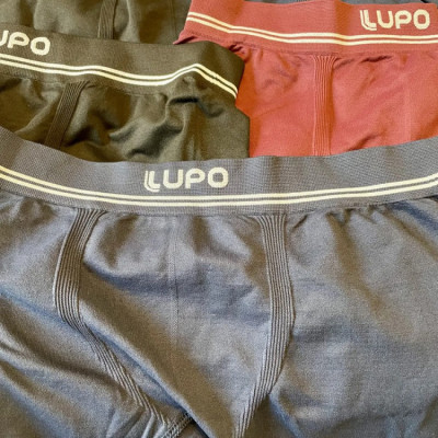 Kit 6 Cuecas Boxer Lupo Sem Costura Original