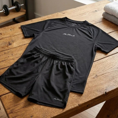 Kit Bermuda + Camiseta New Fluid Dry Alpha