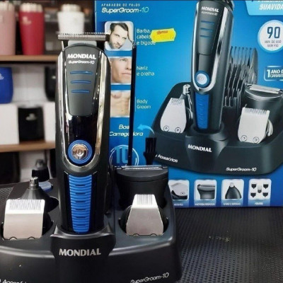 Aparador De Pelos Super Groom 10 Mondial 6W Bivolt