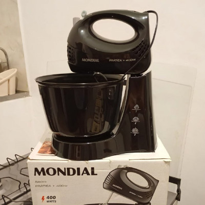 MONDIAL Batedeira Prática Preto 400W 110V