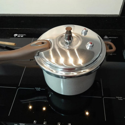 Panela de Pressão Vitrex Ceramic 4.2 L Cinza