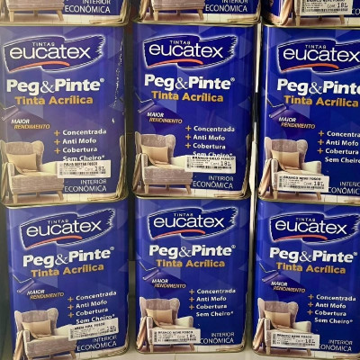 Tinta Eucatex Acrilica Pintura Parede (18 cores)