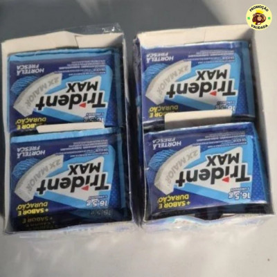 Chiclete Trident Max Hortelã Fresca Sem Açúcar