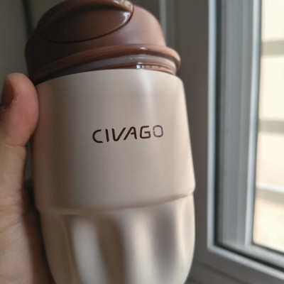 Copo Térmico Inox com Tampa para Café e Chá