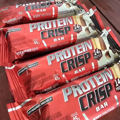 Integralmedica Whey Crisp Bar Creme de Avelã 12 Unidades
