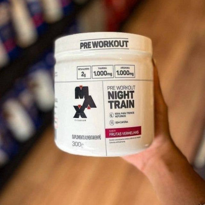 Pré-Treino Max Titanium Night Train 300G