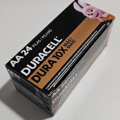 Duracell Pilhas Alcalinas AA Pequena Pack 24 Unidades