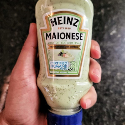 Heinz Maionese Alho Tostado Com Ervas 215g
