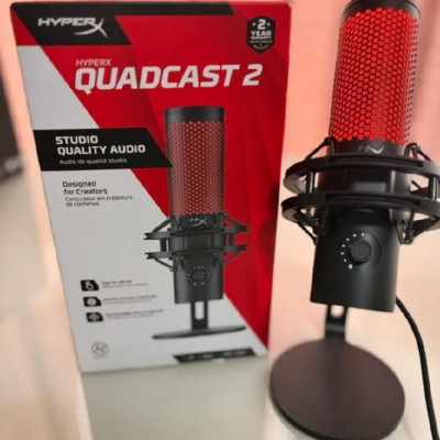 Microfone Condensador USB HyperX QuadCast 2