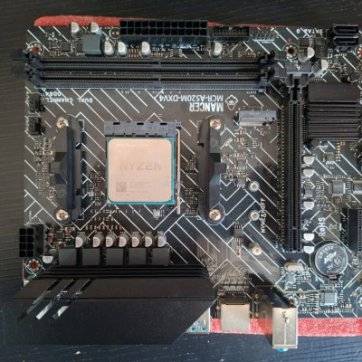 Kit Ryzen 5 5500 + A520M 16GB Preto