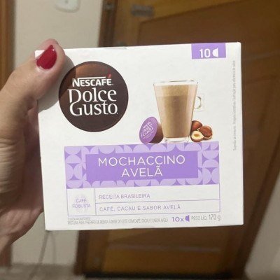 Dolce Gusto Mochaccino Em Cápsula Avelã 10 Unidades