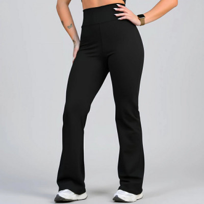 Calça Legging Flare Zero Transparência Academia