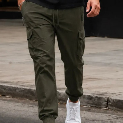 Calça Jogger Cargo Poliamida Com Elastano
