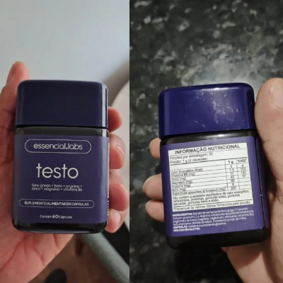 Testo Essencial Precursor da Testosterona - 60 Cápsulas