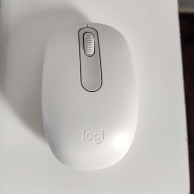 Mouse sem fio Logitech M196 com Conexão Bluetooth - Branco