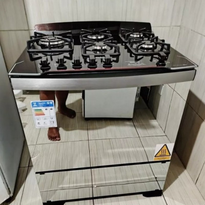 Fogão 5 Bocas Dako Diplomata Grill Bivolt