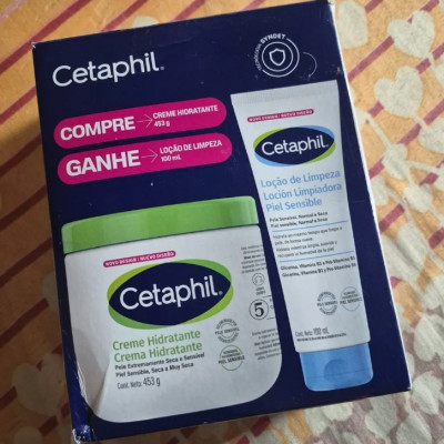 KITZIN PARA DAR UM UP NA SKINCARE Kit Loção de Limpeza 100ml e Creme Hidratante 453g Cetaphil