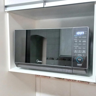 🍽️ Micro-ondas 20L Prata Porta Espelhada MasterCook Midea 110V
